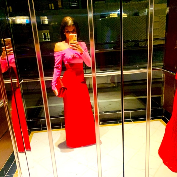 ❤️Brandon Maxwell Size 0 red dress❤️ perfect for Valentines Day - Picture 5 of 6